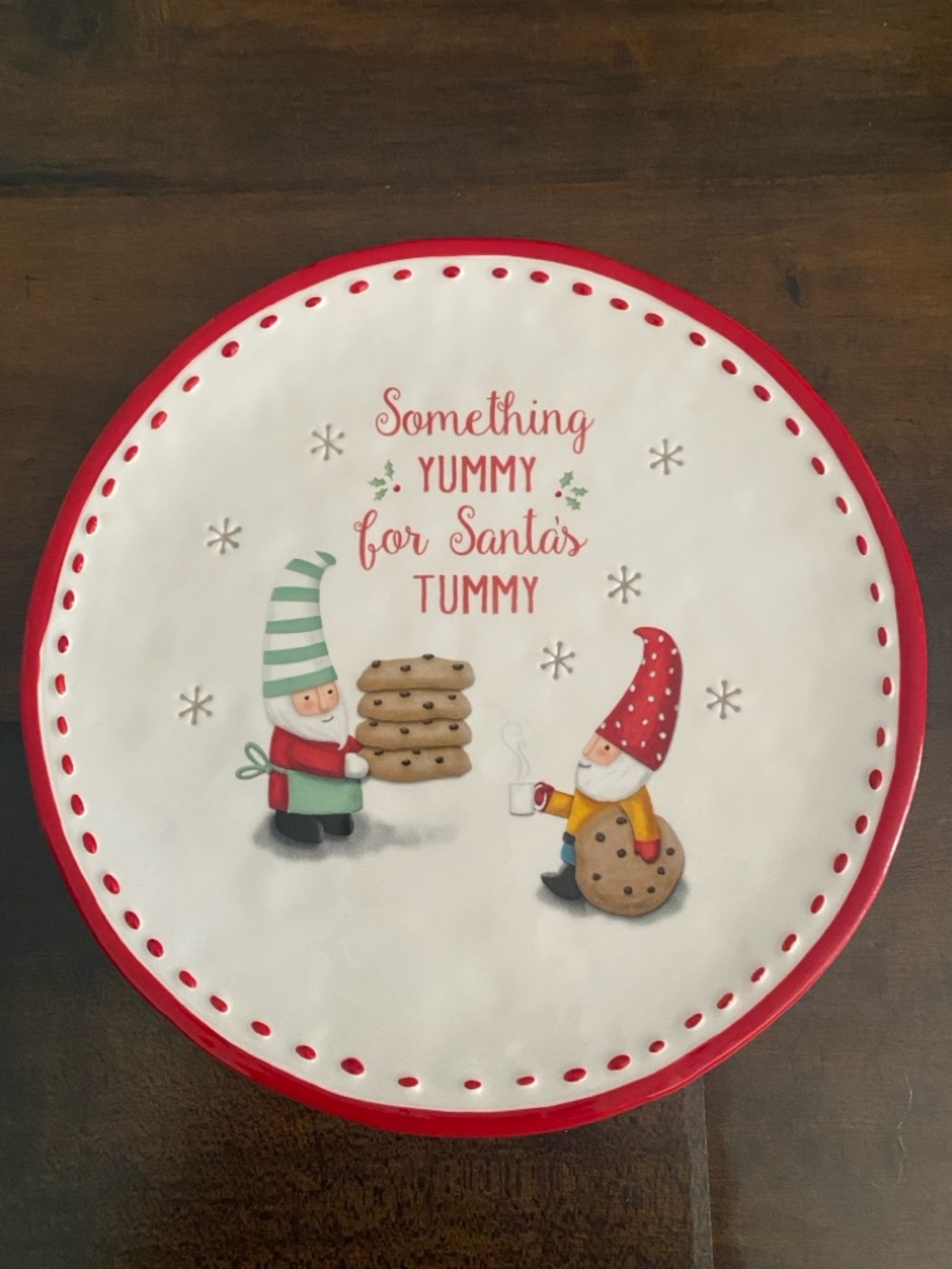 Grasslands Road Christmas Cookie Plate - Ceramic, Dishwasher Safe